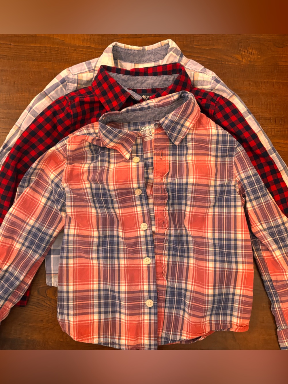 VGUC OshKosh B'gosh Button Up Shirt Set